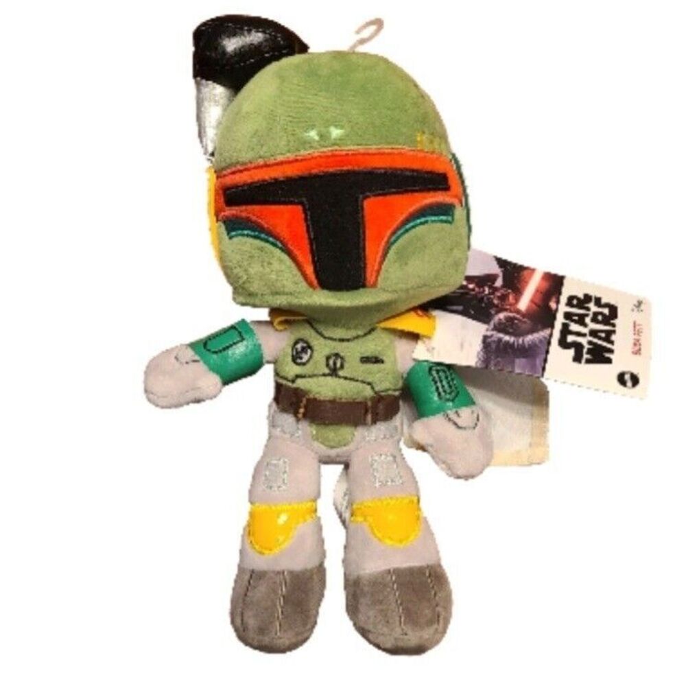 Star Wars Boba Fett Plush - Disney Mattel - 9" Stuffed Toy - NEW W/TAGS